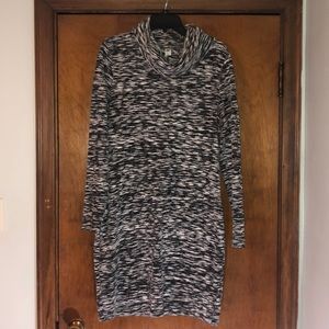 Cowl Neck Sweater Dress